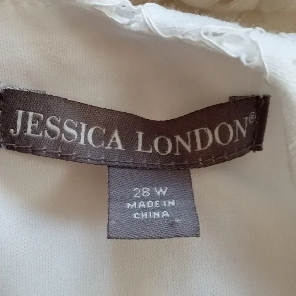 Jessica London lace overlay handkerchief dress - Picture 4 of 7